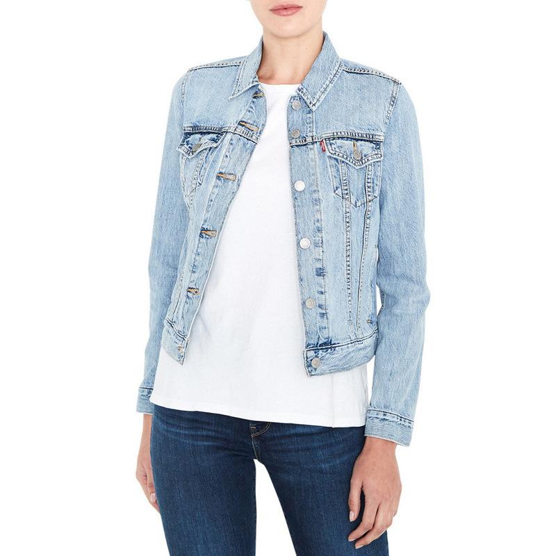 90S Repaired Trucker Jacket Medium Wash |  Womens Jean Jackets & Outerwear Clothing Jean Jackets & Outerwear