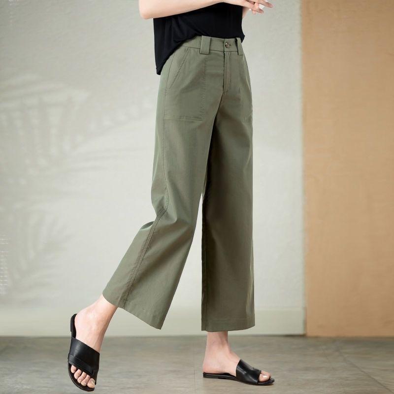 Baggy Carpenter Lightweight Corduroy Pants Green |  Womens Pants Clothing Lily Pad - Green