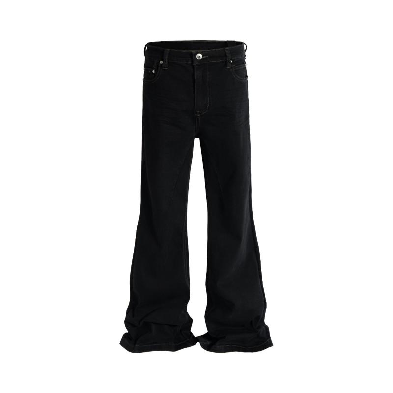 Baggy Dad Wide Leg Jeans Black |  Womens Loose Jeans Jeans Capturing Moments - Black