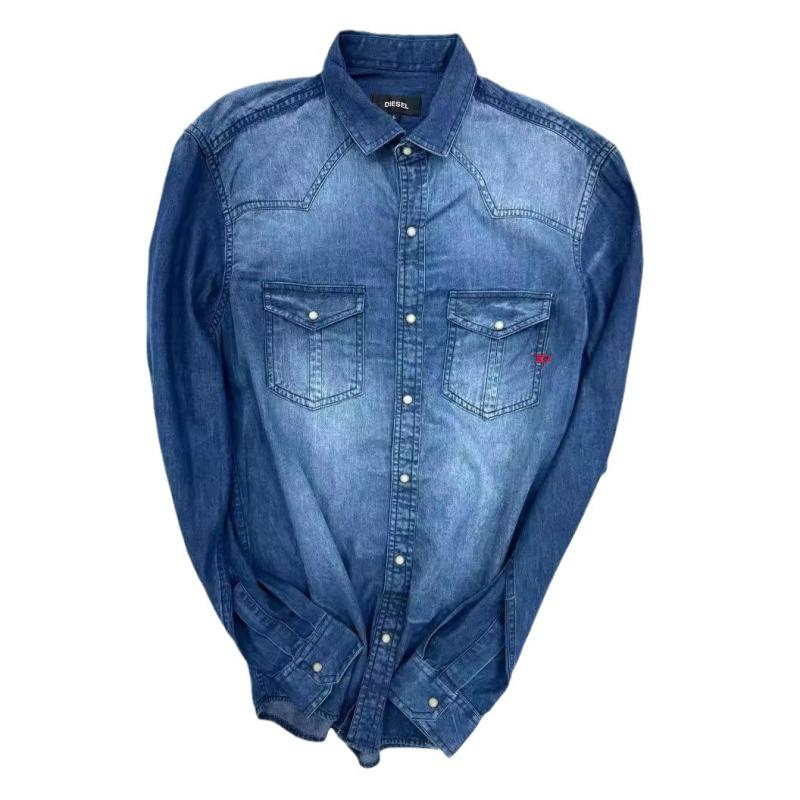 Classic Western Standard Fit Shirt Dark Wash |  Mens Shirts & T-Shirts Clothing Dark Wash