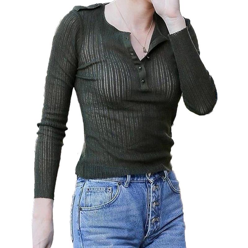 Dry Goods Vacationer Ribbed Henley  |  Womens Tops Clothing Tops