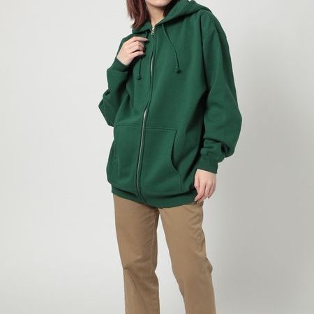 Everyday Zip-Up Hoodie Sweatshirt Python Green |  Womens Sweaters & Sweatshirts Clothing Python Green