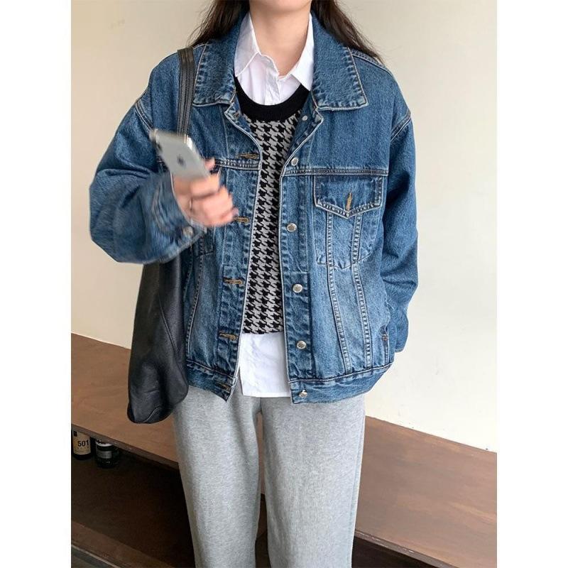 Ex-Boyfriend Trucker Jacket Medium Wash |  Womens Jean Jackets & Outerwear Clothing Jean Jackets & Outerwear