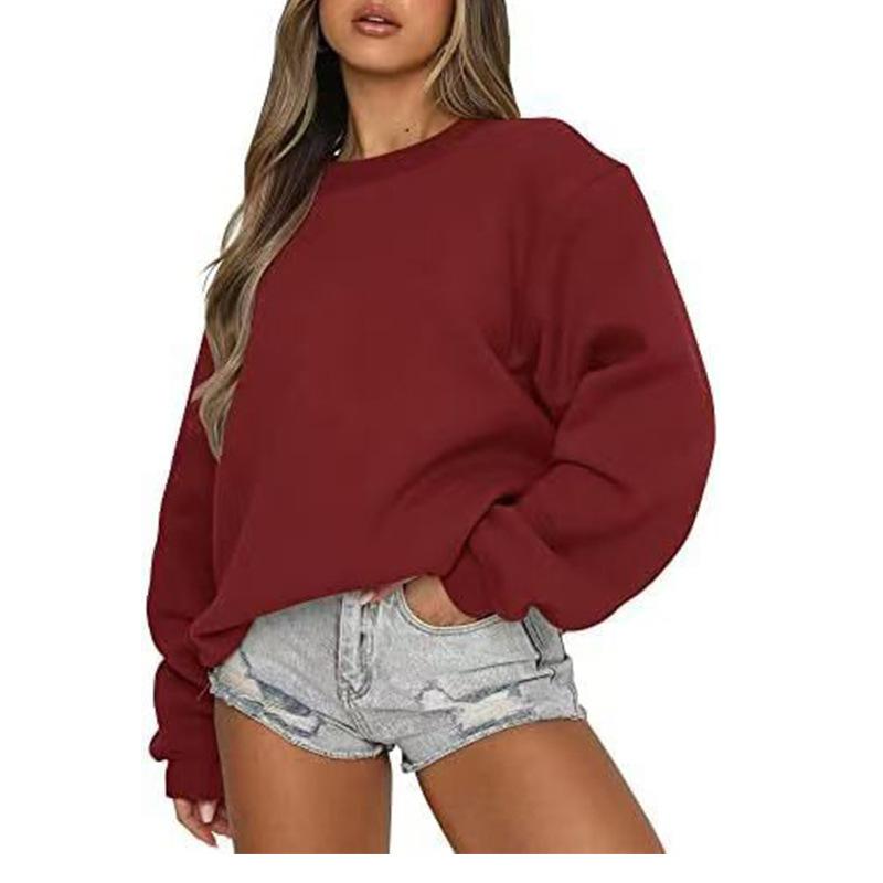 Heritage Crewneck Sweatshirt Burgundy |  Womens Sweaters & Sweatshirts Clothing Burgundy