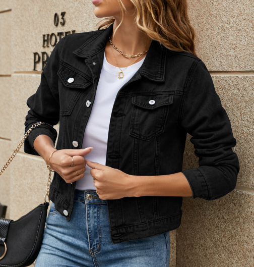 Hybrid Trucker Jacket Medium Wash |  Womens Jean Jackets & Outerwear Clothing Jean Jackets & Outerwear