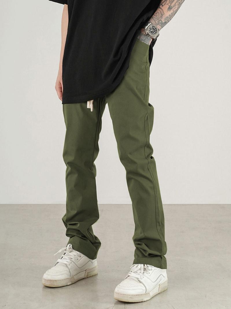 Loose Straight Surplus Pants Non-Stretch |  Mens Pants & Chinos Clothing Four Leaf Clover - Green - Non-Stretch