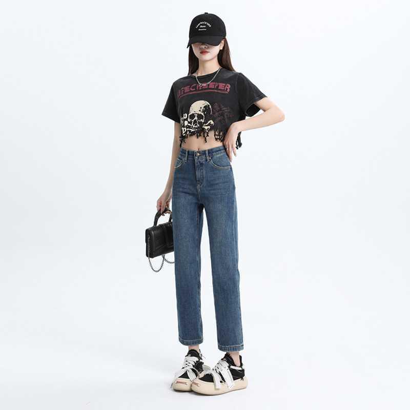 Made In Japan Barrel Jeans Medium Wash |  Womens Straight Jeans Jeans Mij Sengai Medium Worn In - Medium Wash