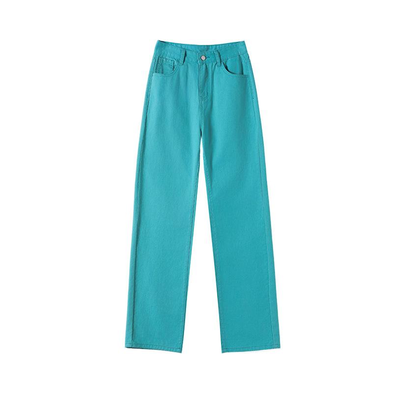 Ribcage Corduroy Straight Ankle Pants Electric Green |  Womens Pants Clothing Electric Green