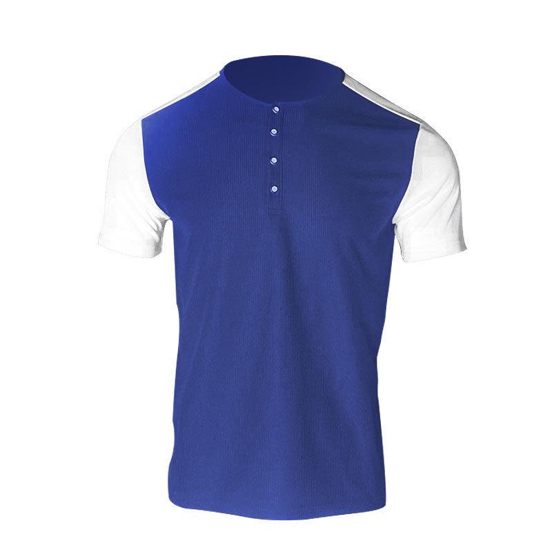 Short Sleeve Four Button Henley Multi-Color |  Mens Shirts & T-Shirts Clothing Mens