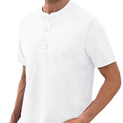 Short Sleeve Four Button Henley Multi-Color |  Mens Shirts & T-Shirts Clothing Mens