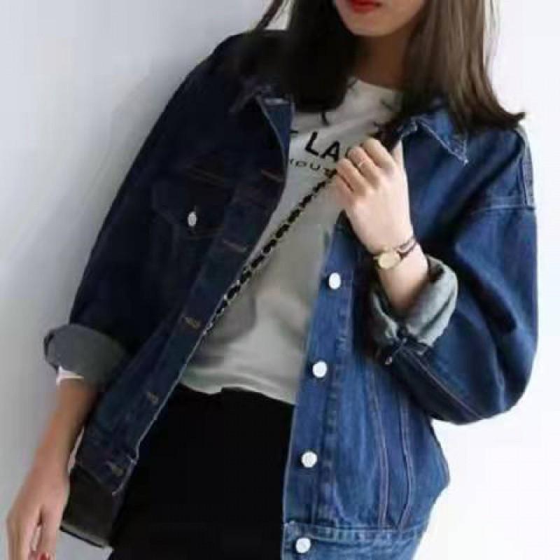 Shrunken ’90S Trucker Jacket Dark Wash |  Womens Jean Jackets & Outerwear Clothing Dark Wash