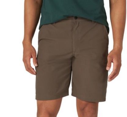 Taper Fit Shorts Stretch |  Mens Shorts Bunker Olive Green - Stretch