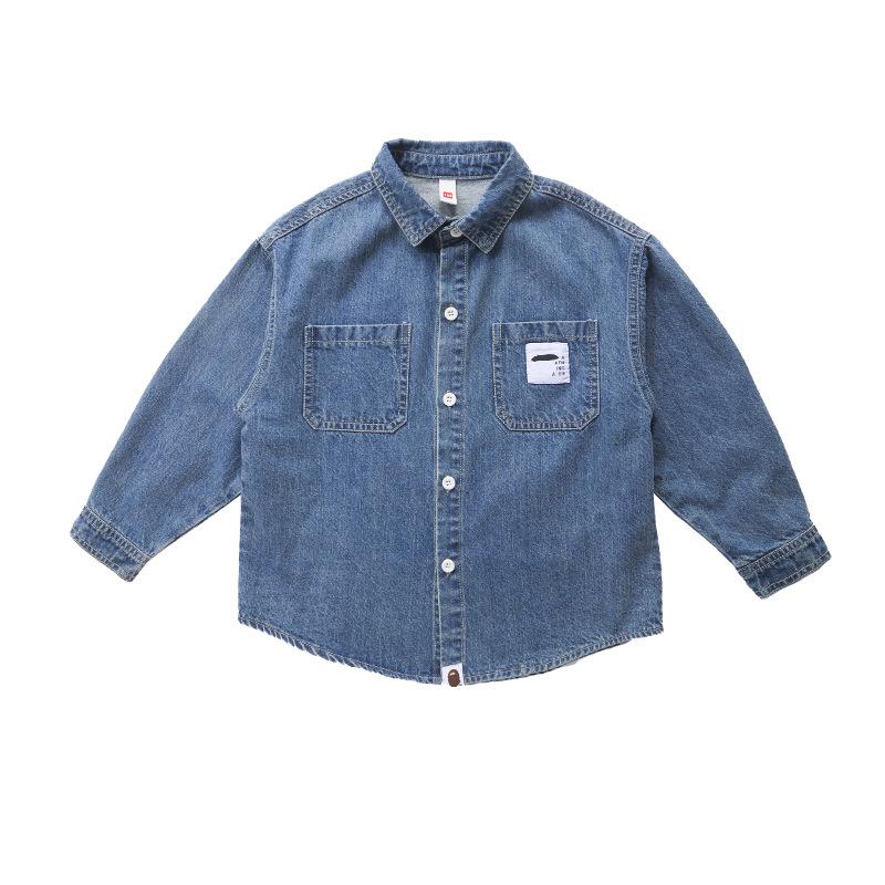 Telegraph Overshirt Medium Wash |  Mens Jean Jackets & Outerwear Clothing Jean Jackets & Outerwear