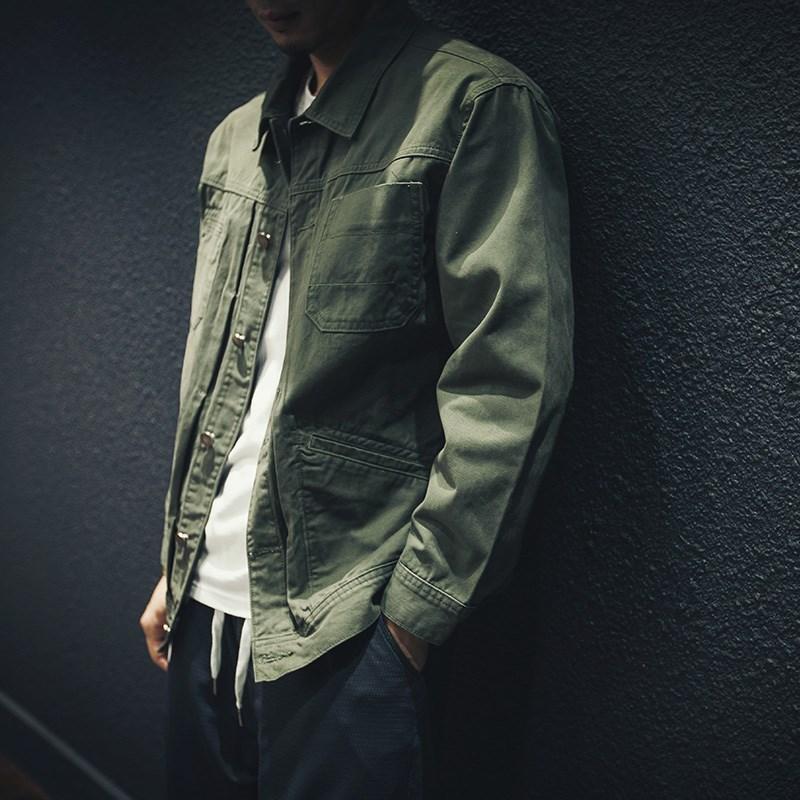 Type 1 Sherpa Trucker Green |  Mens Jean Jackets & Outerwear Clothing Green