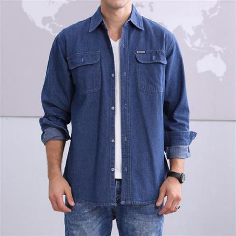 Utility Shacket Dark Wash |  Mens Shirts & T-Shirts Clothing Dark Wash